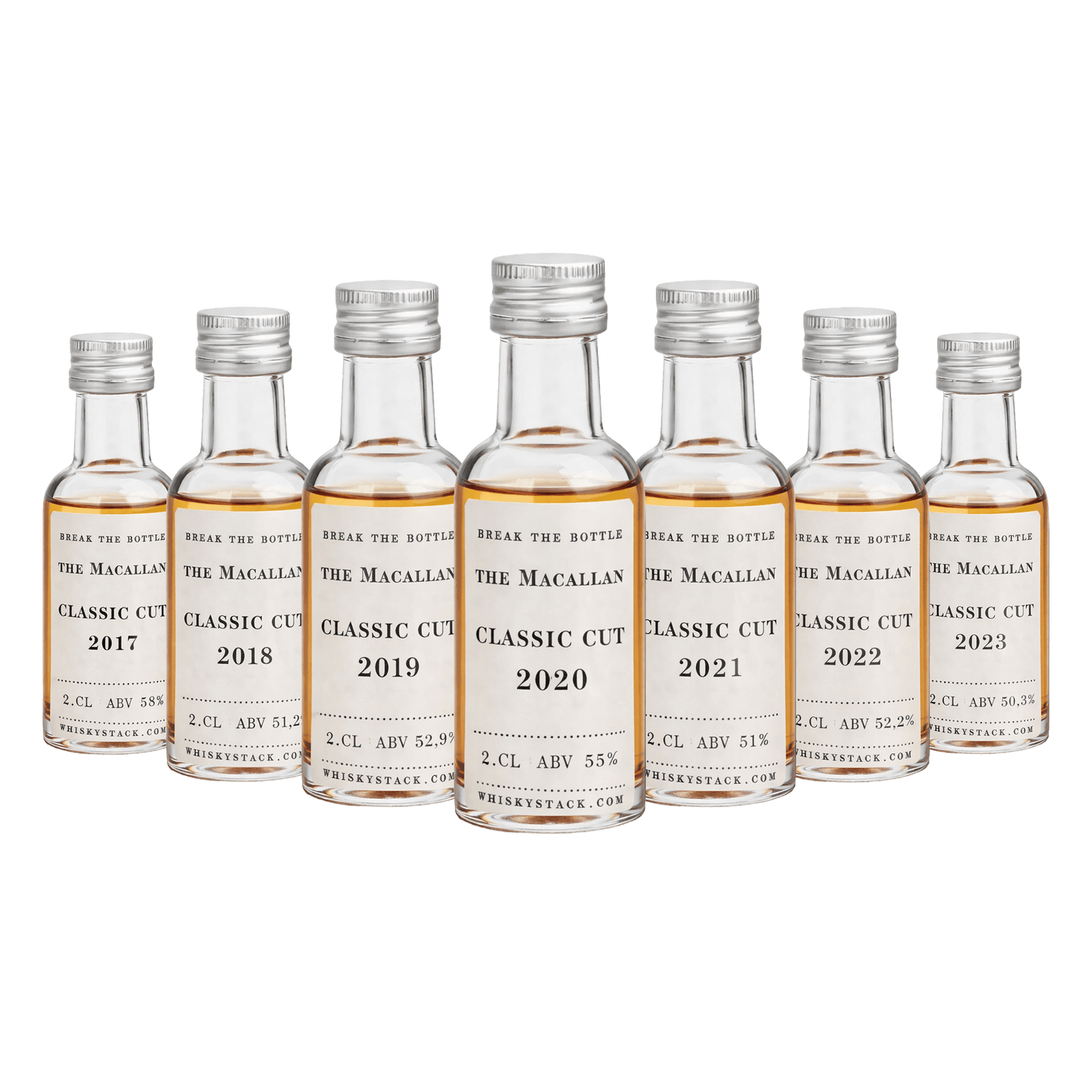 Macallan Classic Cut 2017-2023 – Smagesæt (7 x 2 cl.)