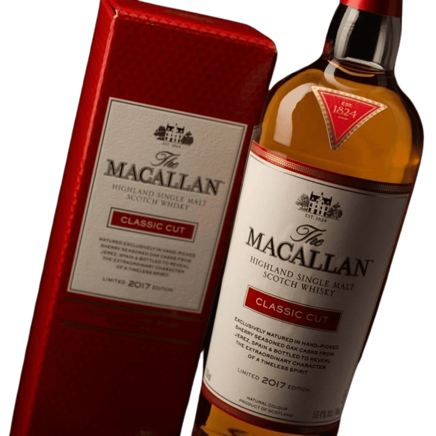 Macallan Classic Cut 2017 Edition Boks og Flaske