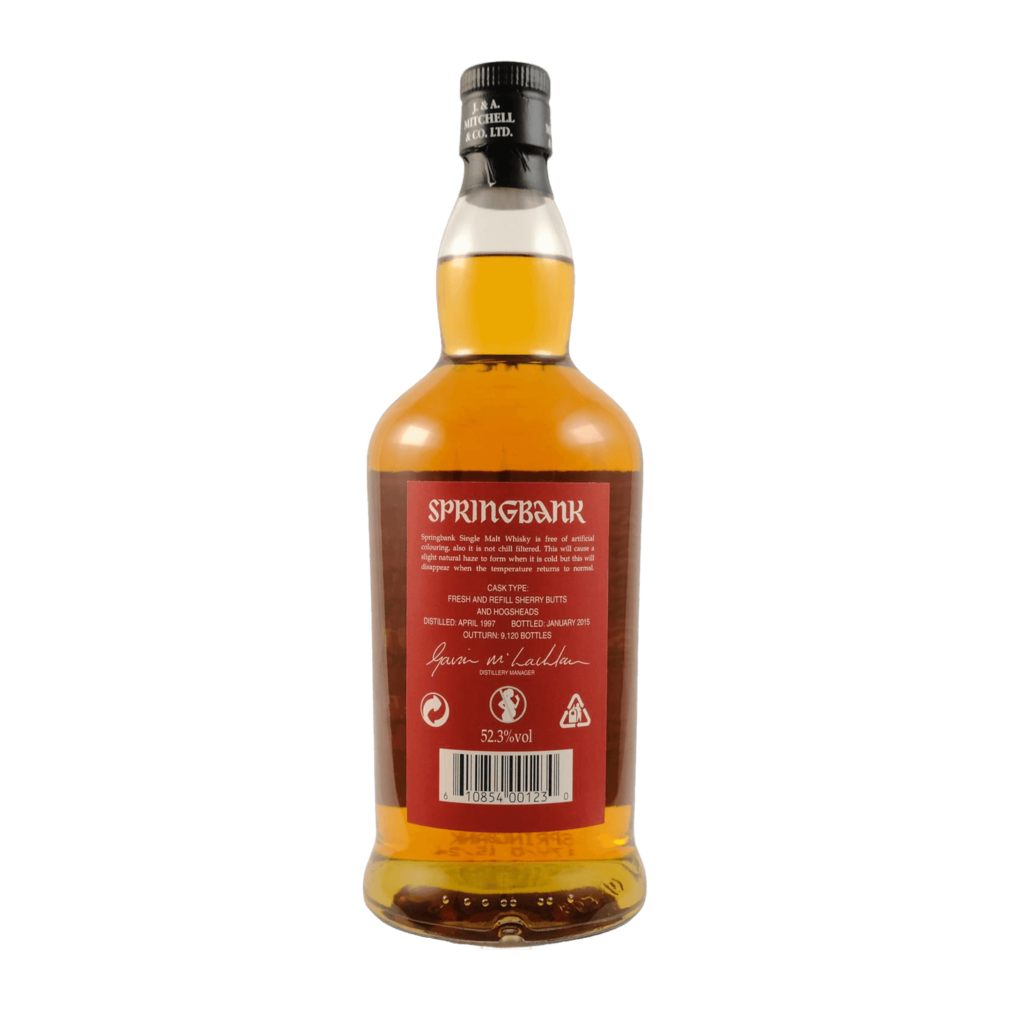 Springbank 17 Year Old Sherry Wood 2015 Whisky Whiskystack Back