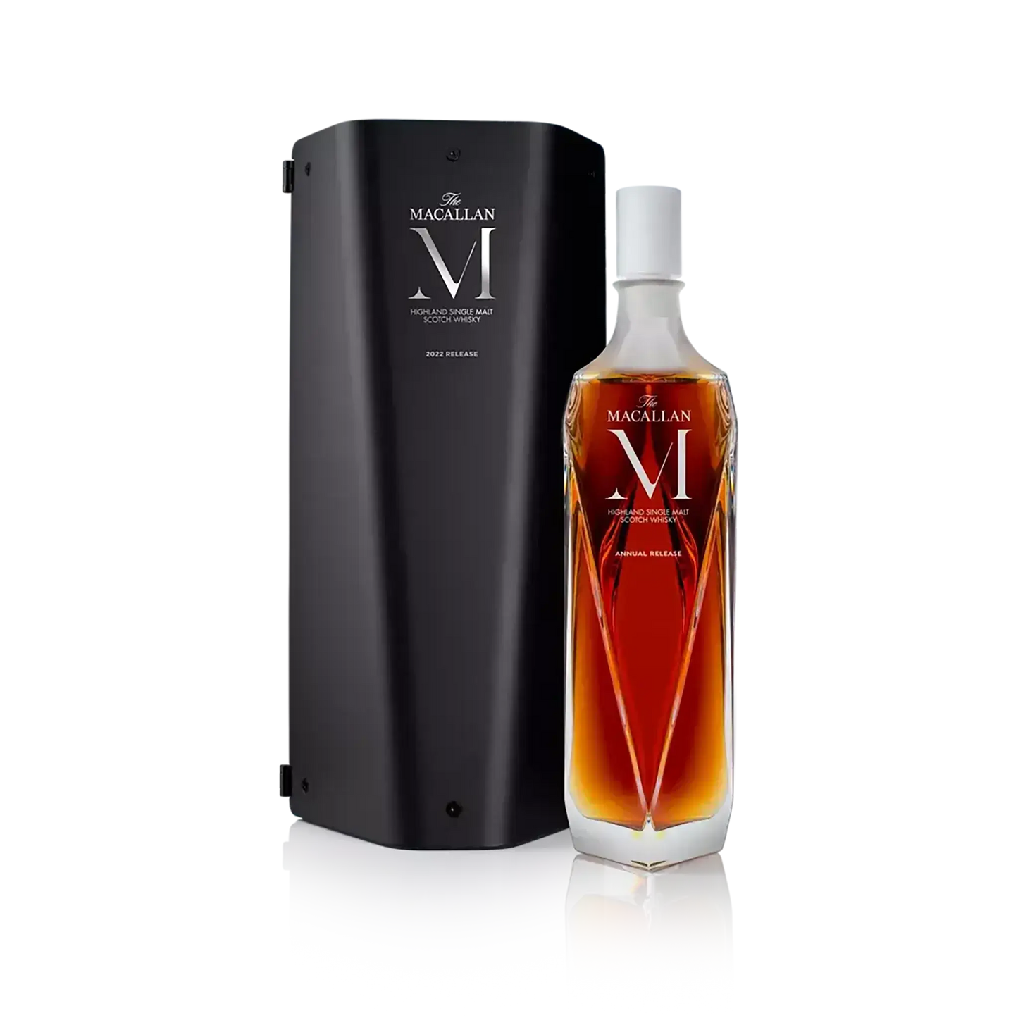 The Macallan M Decanter - 2022 Release Box og Flaske