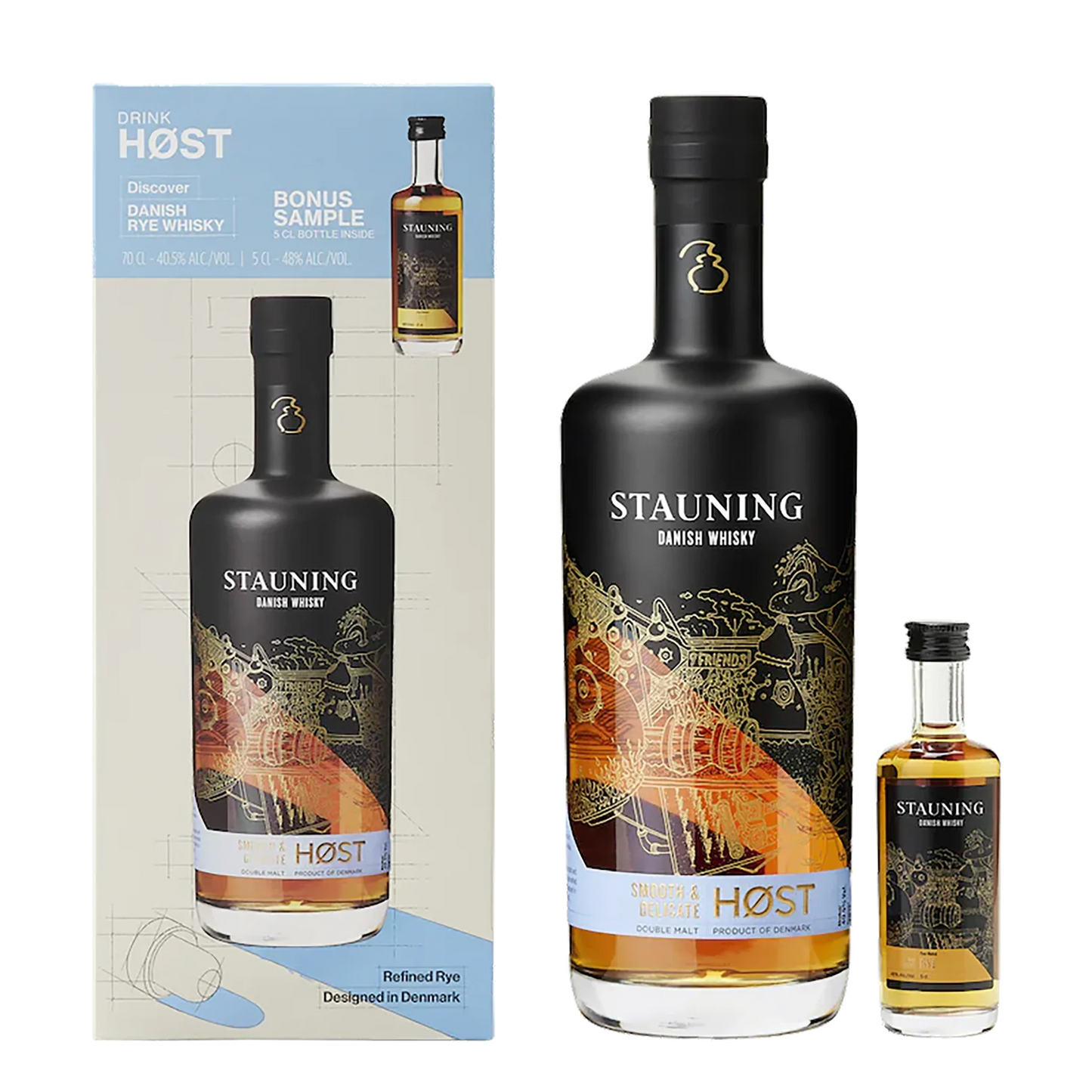 Stauning HØST Gavesæt – Dansk Whisky med Dybde, Balance og Karakter
