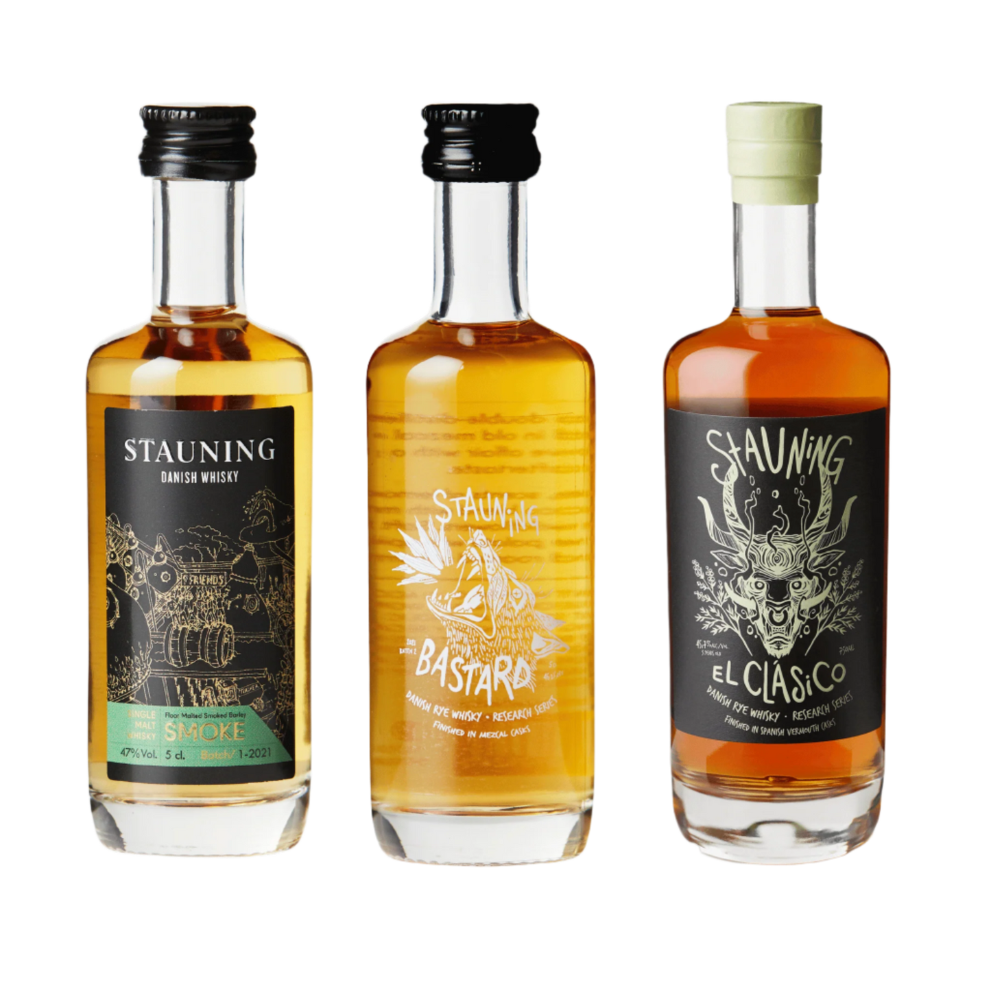 Stauning Smagsæt – Unik Whiskyoplevelse