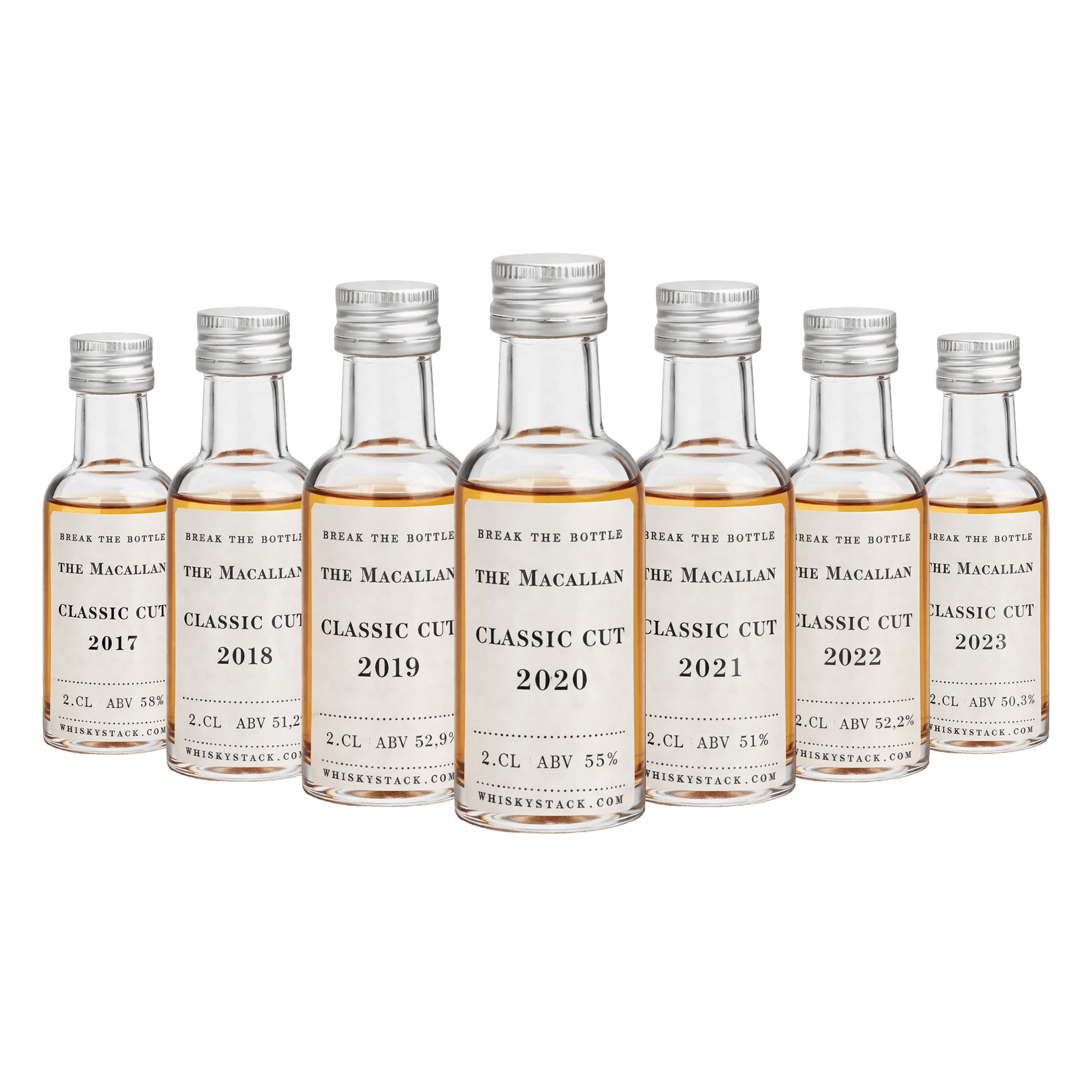 Macallan Classic Cut 2017-2023 – Smagesæt (7 x 2 cl.)