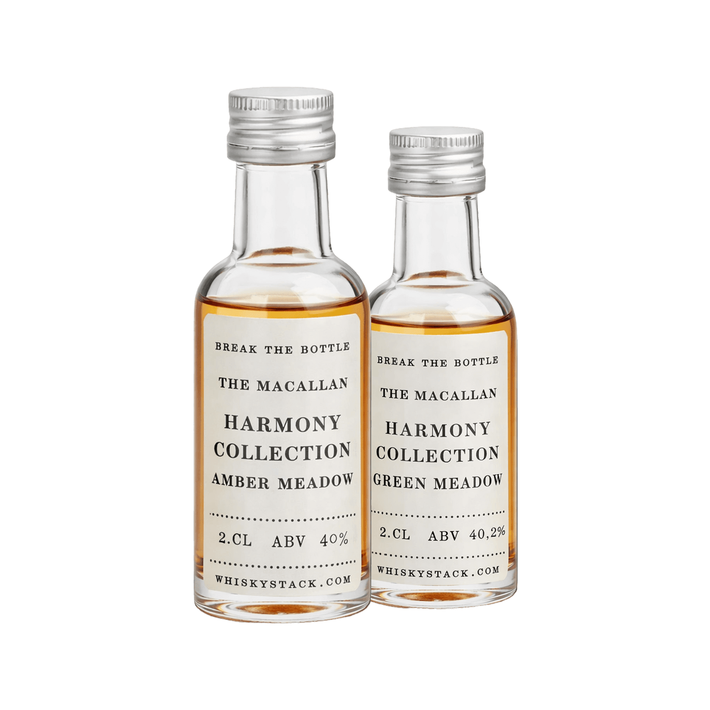 Macallan Harmony Meadow Duo – Smagesæt Amber Meadow og Green Meadow (2 × 2 cl) Box