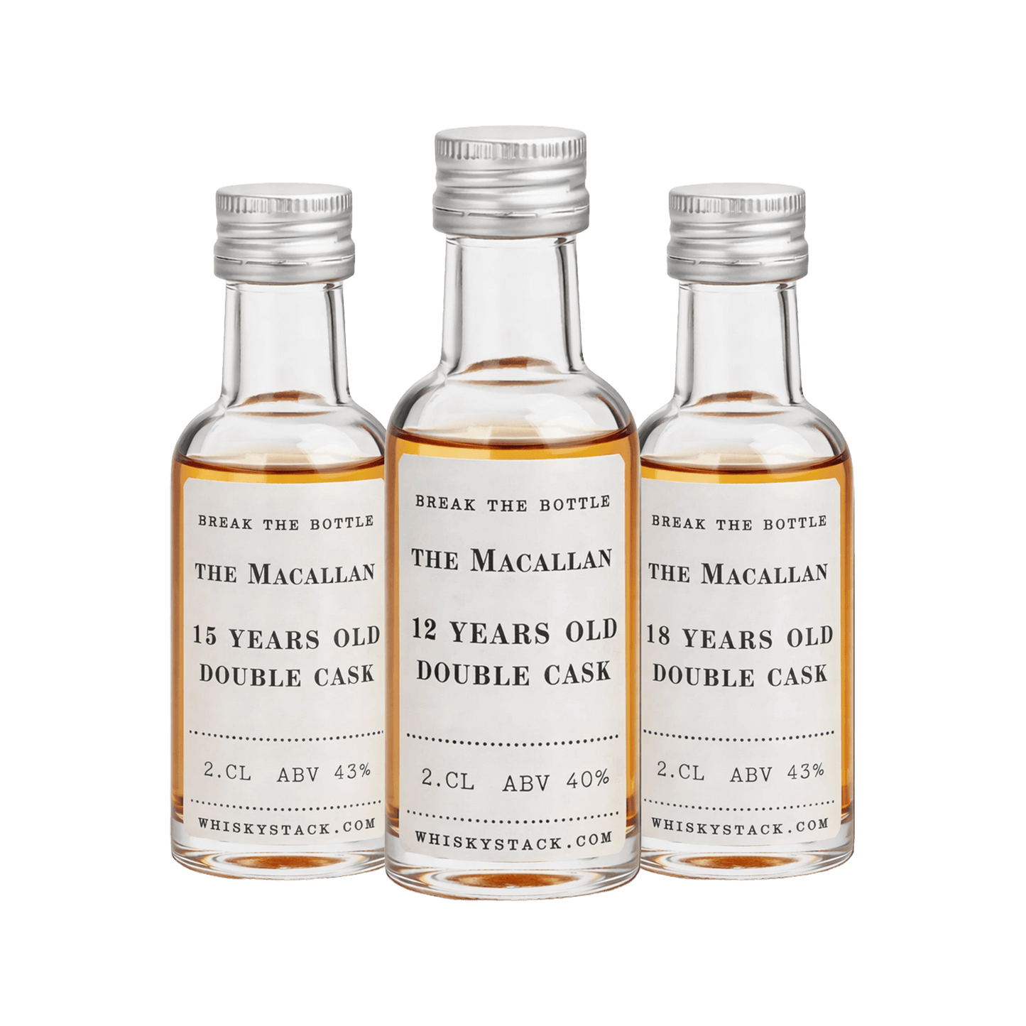 The Macallan Double Cask Trilogy - Eksklusiv Smagnings Sæt Whiskystack