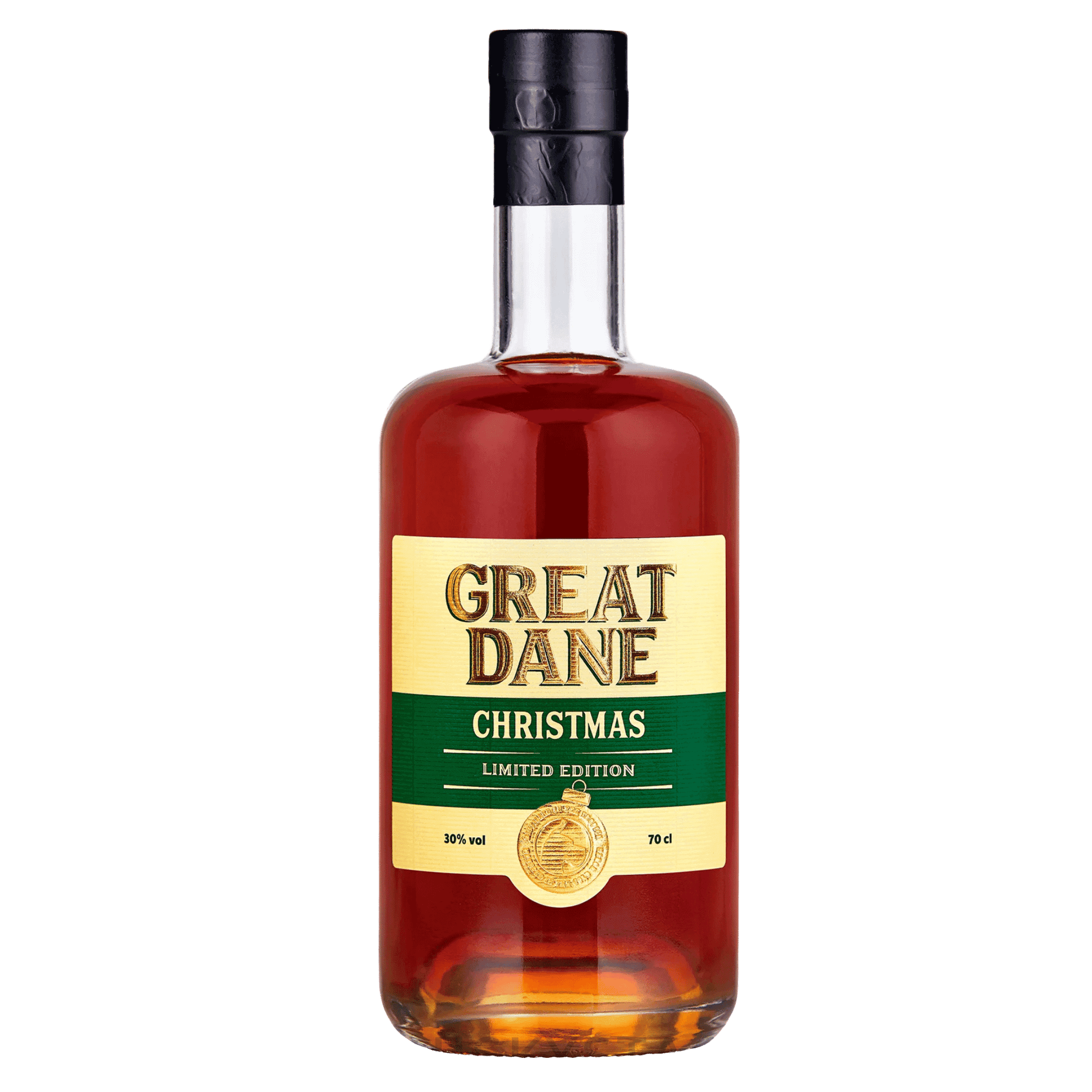 Great Dane Christmas Rom – Dansk, krydret juleedition  Flaske