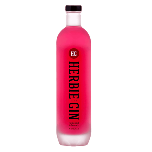 Herbie Pink Gin – Dansk pink gin med hindbær & tranebær