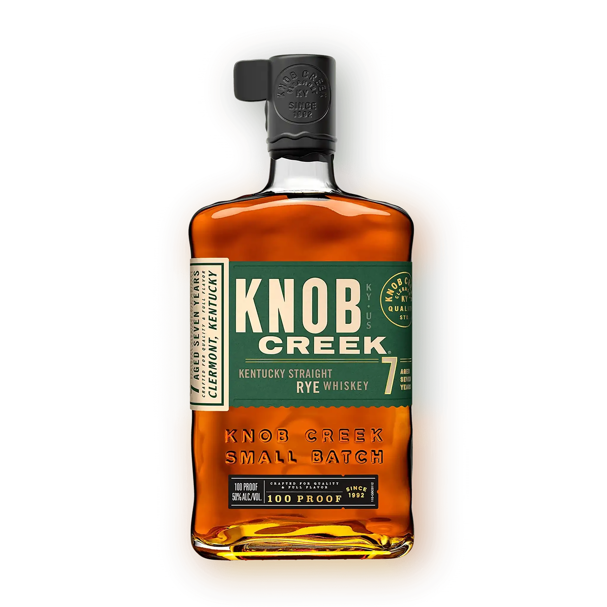 Knob Creek 7 Years Old Rye Flaske