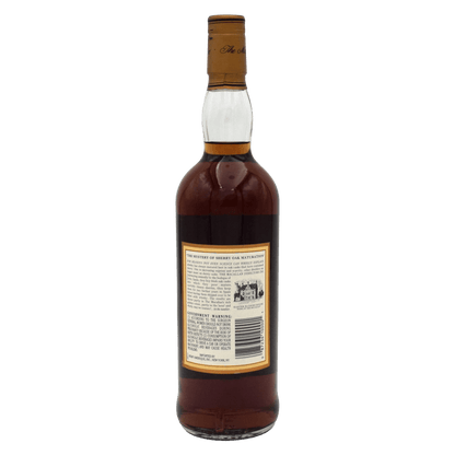 Macallan 12 Year Single Highland Malt Scotch Whisky Whiskystack Bottle back