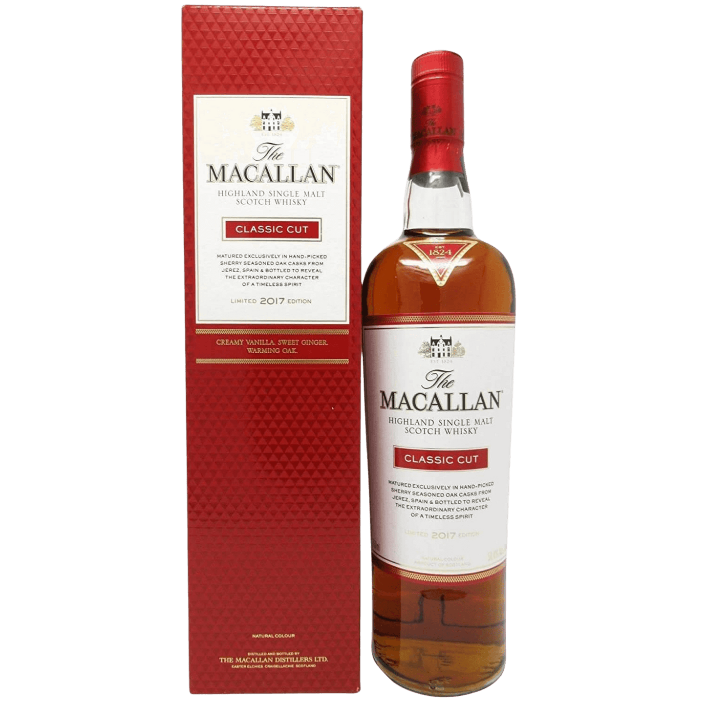 Macallan Classic Cut 2017 Edition Flaske og Boks