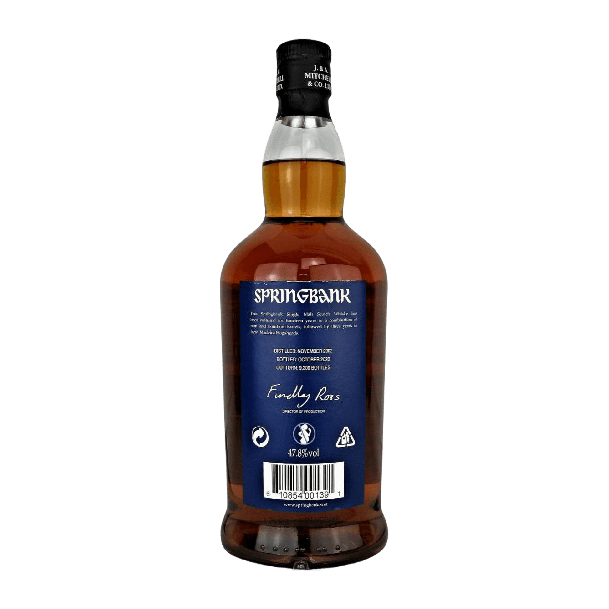 Springbank 17 Year Old Madeira Wood 2020 Whisky Whiskystack Back