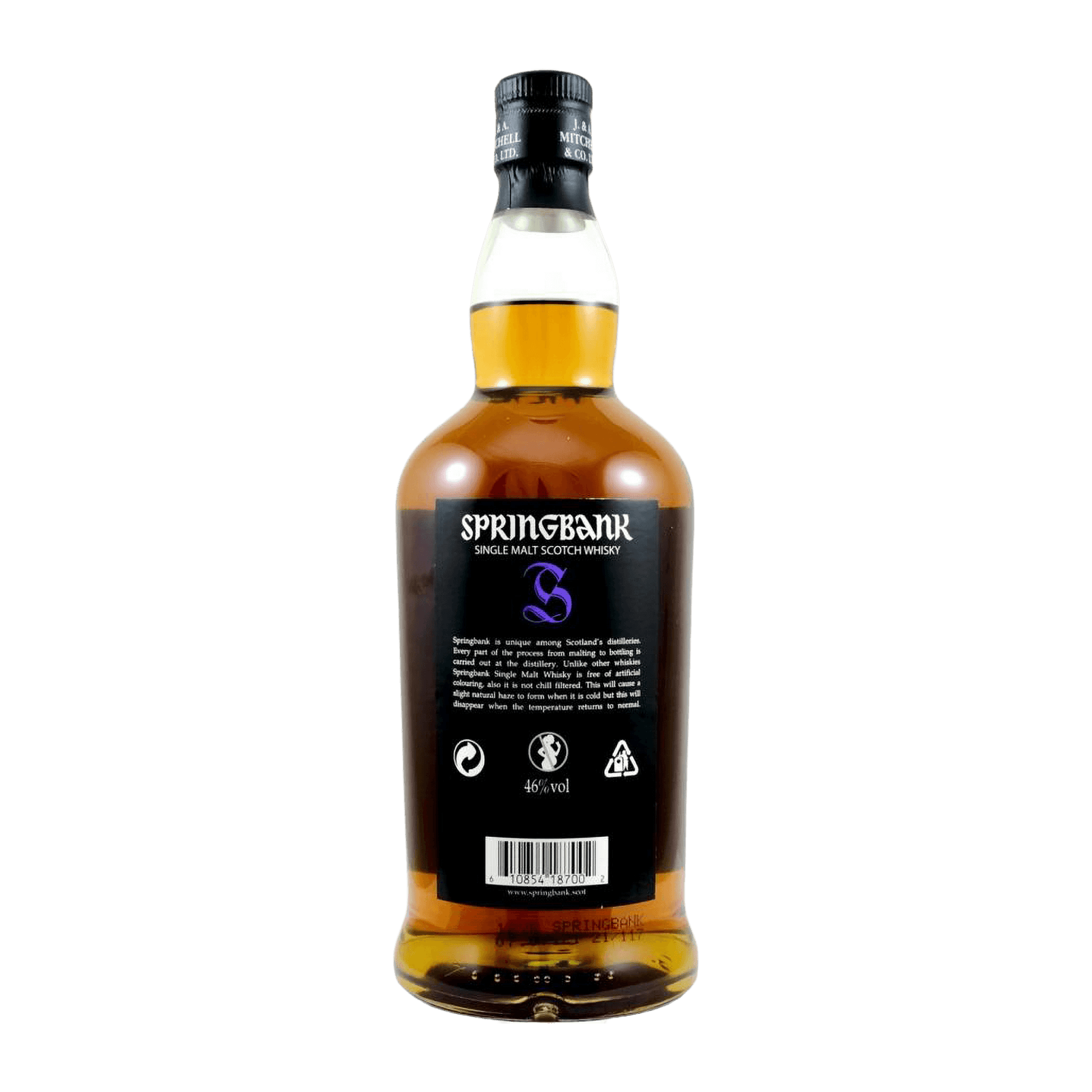 Springbank 18 Year Old 2021 Whisky Whiskystack Back