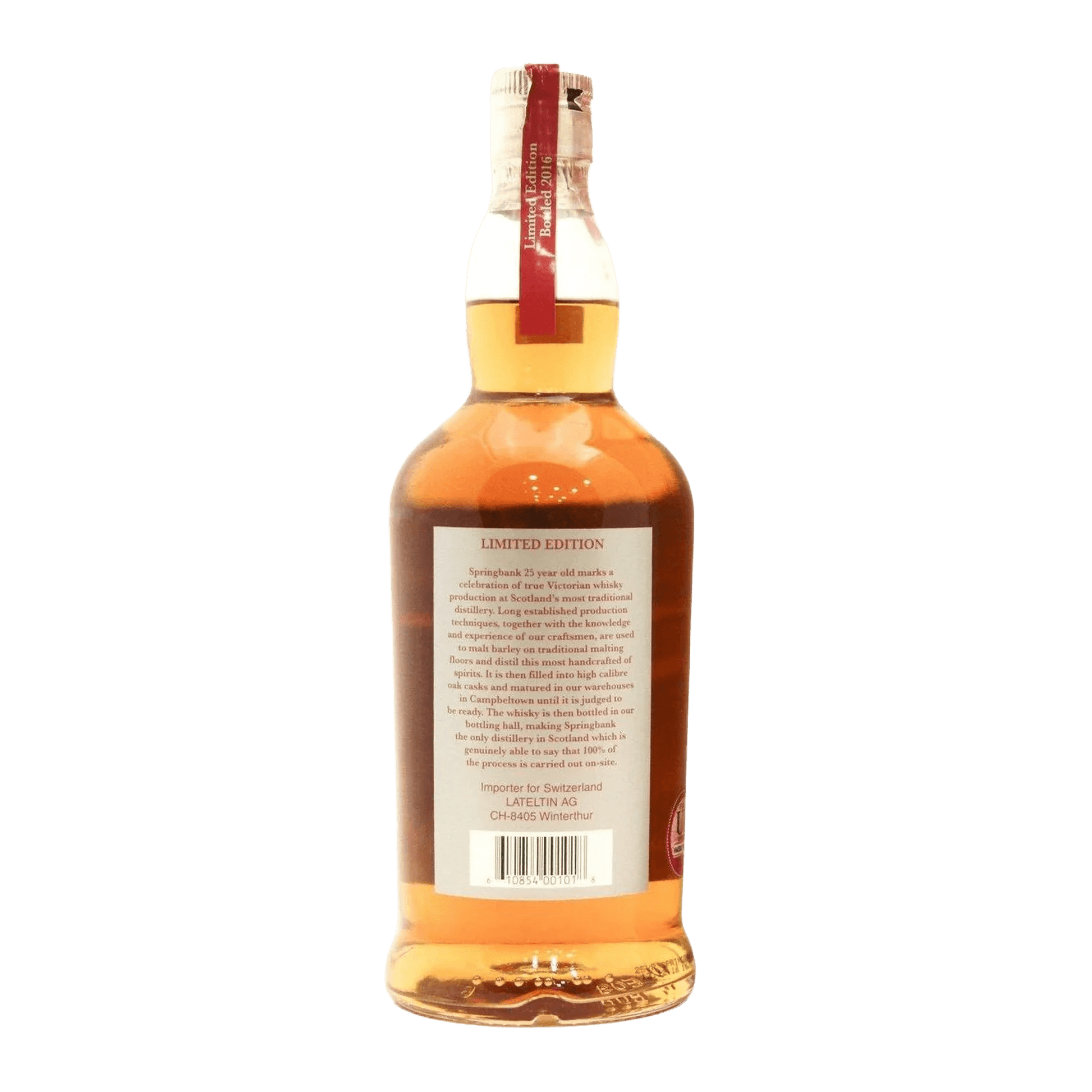 Springbank 25 Year Old 2016 Whisky Whiskystack Back