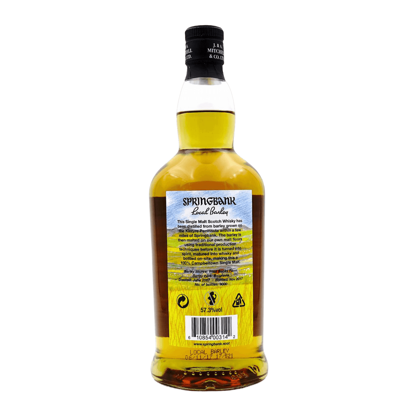 Springbank Local Barley 10 Year Old 2017 Whisky Whiskystack Back