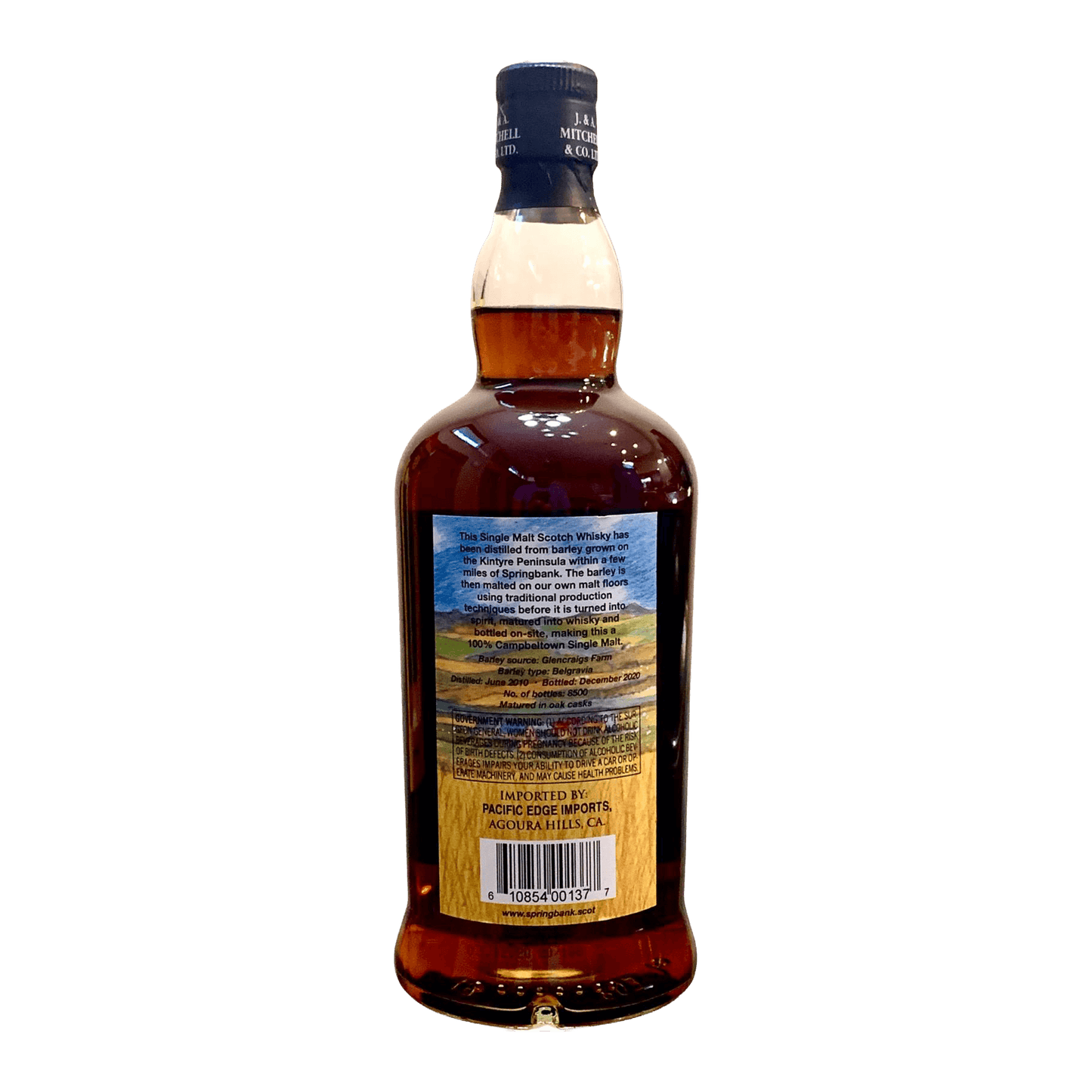 Springbank Local Barley 10 Years Old 2020 Whisky Whiskystack Back
