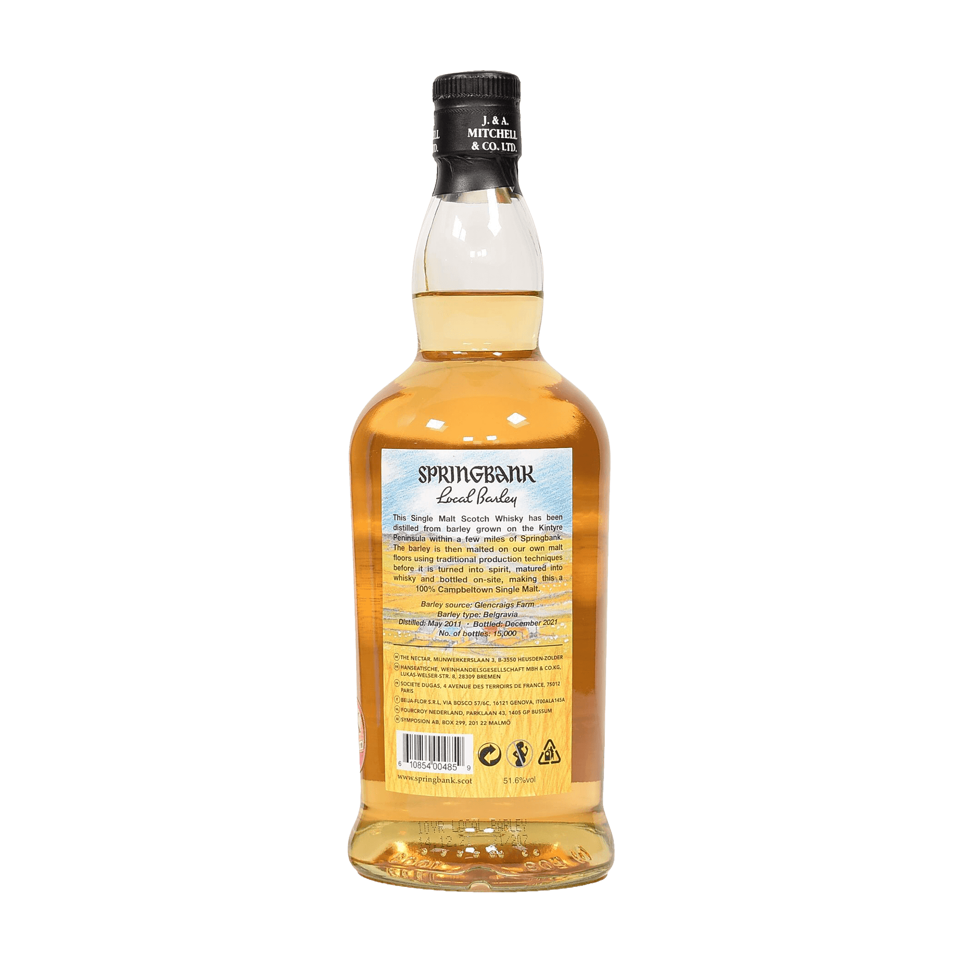 Springbank Local Barley 10 Years 2022 Whisky Whiskystack Back