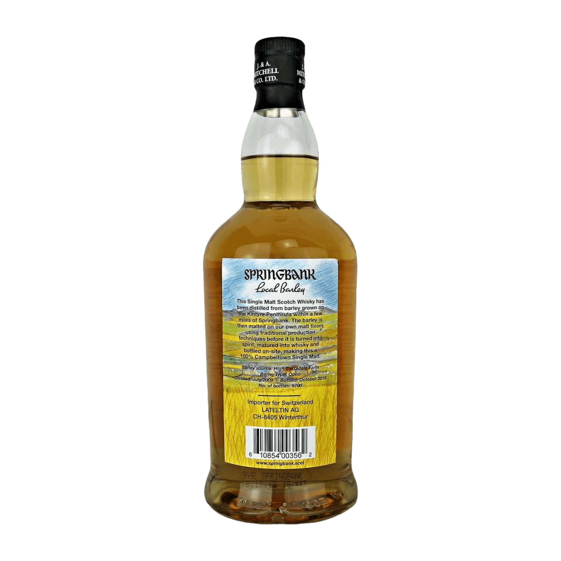 Springbank Local Barley 9 Year Old 2018 Whisky Whiskystack Back