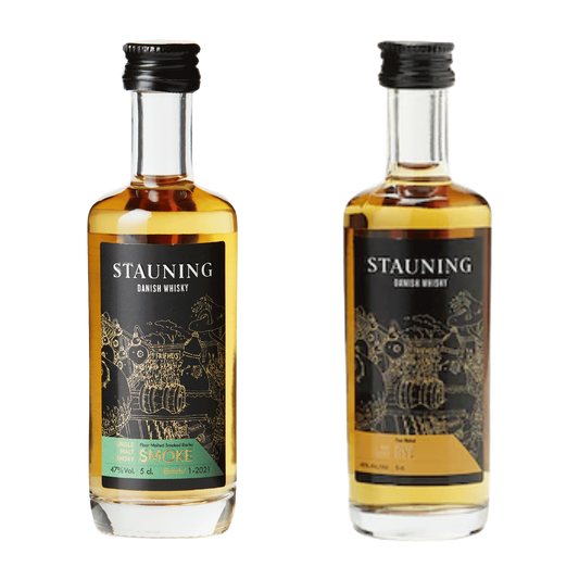 Stauning Whisky Smoke & rye Pakke 2 x 5 cl