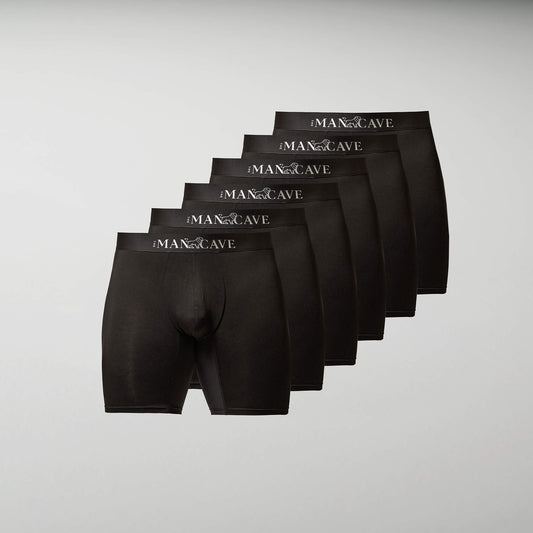 The Mancave Bambus Boxershorts 6-pak