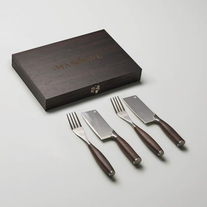 The Mancave The Wild Beast Steak Set